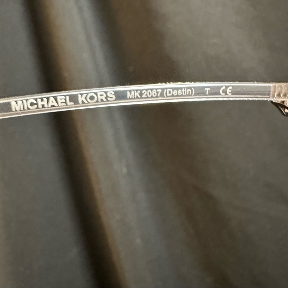 Michael Kors Women's Sunglasses with Crystal Accents - Clear and Silver - Picture 10 of 11